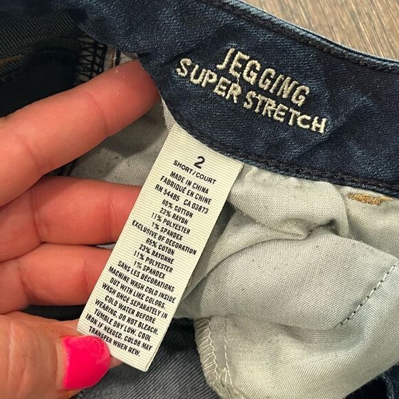 American Eagle Denim Super Stretch Denim Jeans Dark Wash Size 2 Short - Picture 8 of 11